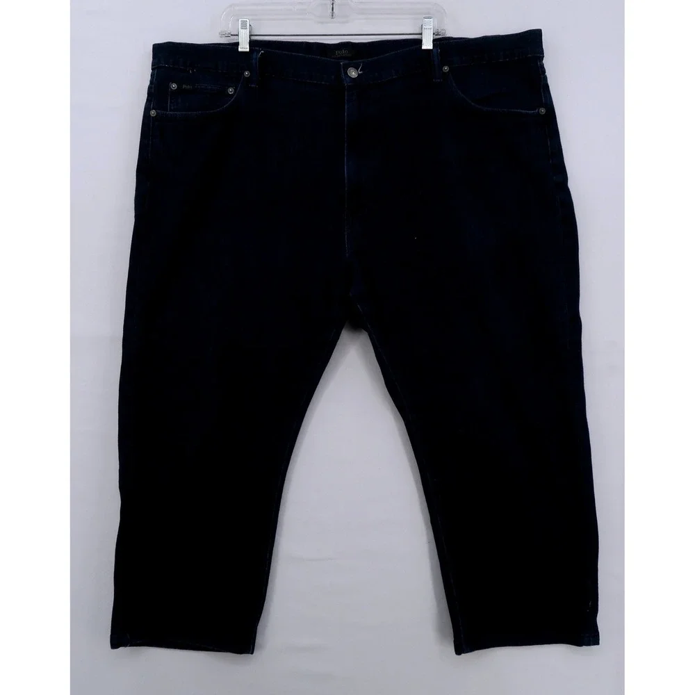 Polo Ralph Lauren Parkside Active Taper Jeans Men 46x30 Indigo Performance Denim